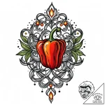 сќр»рµрјрµрѕс‚р°р»сњ (elemental, 2023), tatto… – style Jaeger Mini – tattoo sketch (11.11.2025 11:24)