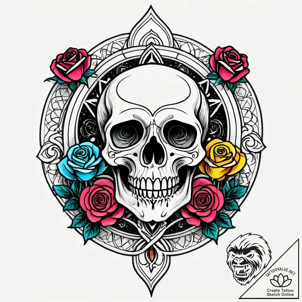 Z, concept art for tattoo, fine lines, delica... - style Jagger Old - tattoo sketch (11.11.2025 11:28)