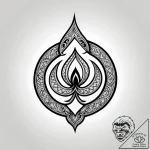 Forgotten relic echoing spectral light, tatto… – style Jagger Old – tattoo sketch (11.11.2025 11:52)