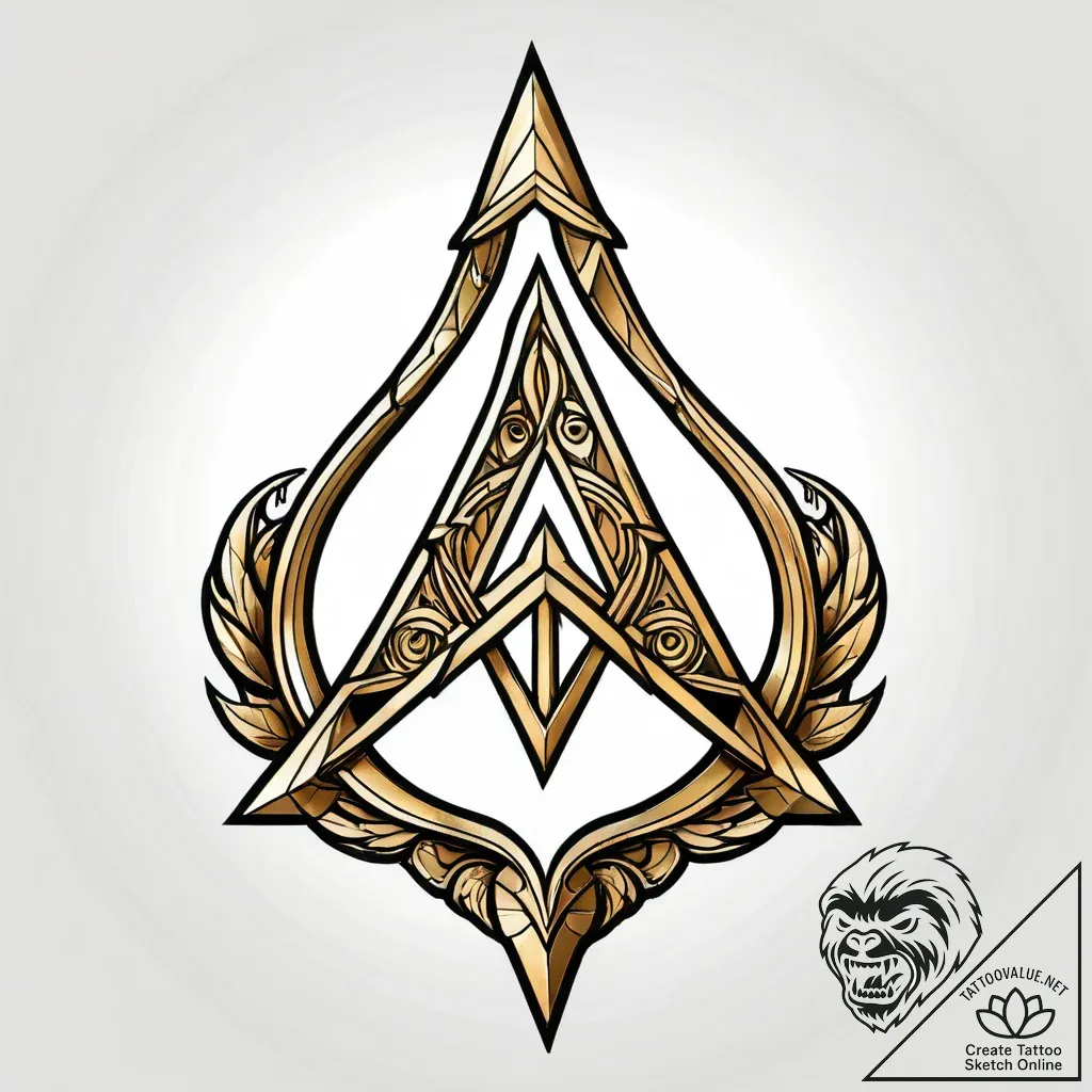 Victory (symbol) - style Jagger Old - tattoo sketch (11.11.2025 12:04)