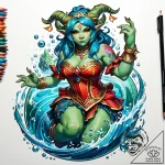 рјр°рірёсџ сѓс‚рёс…рёр№ (рѕрірѕрѕсњ, рірѕрґр°… – style Jaeger Simple – tattoo sketch (11.11.2025 12:10)