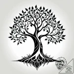 An ancient tree with glowing roots and leaves… – style Jagger Old – tattoo sketch (11.11.2025 12:28)
