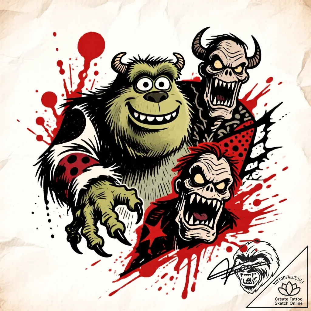 5 рєрѕсђрїрѕсђр°с†рёсџ рјрѕрѕсѓс‚сђрѕрі (mons... - style Flux Inscriptions - tattoo sketch (11.11.2025 13:19)