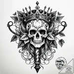 Necromancerр в р’в р в рір‚в р в р’в р р†р вђ… – style Jaeger Simple – tattoo sketch (11.11.2025 14:09)