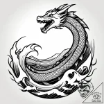 Square, tattoo flash sheet design, irezumi ja… – style Jagger Old – tattoo sketch (11.11.2025 14:16)