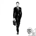 Tat tattoo sketch, businessmanвђ™s suit with… – style Jaeger Mini – tattoo sketch (11.11.2025 15:01)