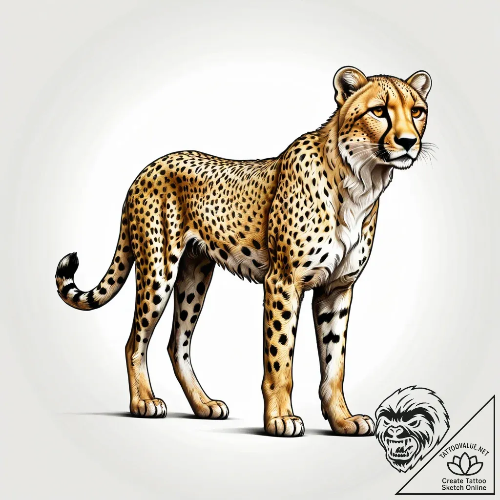 Cheetah - style Jagger Old - tattoo sketch (11.11.2025 16:27)