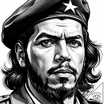 Che guevara – style Jaeger Simple – tattoo sketch (11.11.2025 16:33)