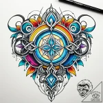 Frozen chain binding spectral relic, tattoo l… – style Jaeger Simple – tattoo sketch (11.11.2025 17:33)