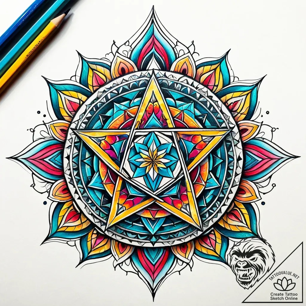 Nightfall serpent crowned in stars, tattoo sk... - style Jaeger Simple - tattoo sketch (11.11.2025 18:19)