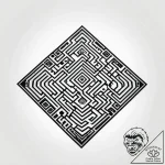 Labyrinth made of circuit boards and heatsink… – style Jagger Old – tattoo sketch (11.11.2025 18:26)