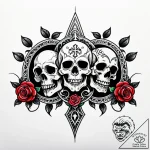 Tattoo sketch, miguel and hector back to back… – style Jagger Old – tattoo sketch (11.11.2025 18:48)