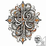 Tattoo sketch, delicate calligraphy phrase вђ… – style Jaeger Mini – tattoo sketch (11.11.2025 19:46)