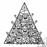 Tattoo sketch, minions stacked pyramid with h… – style Jaeger Mini – tattoo sketch (11.11.2025 20:10)
