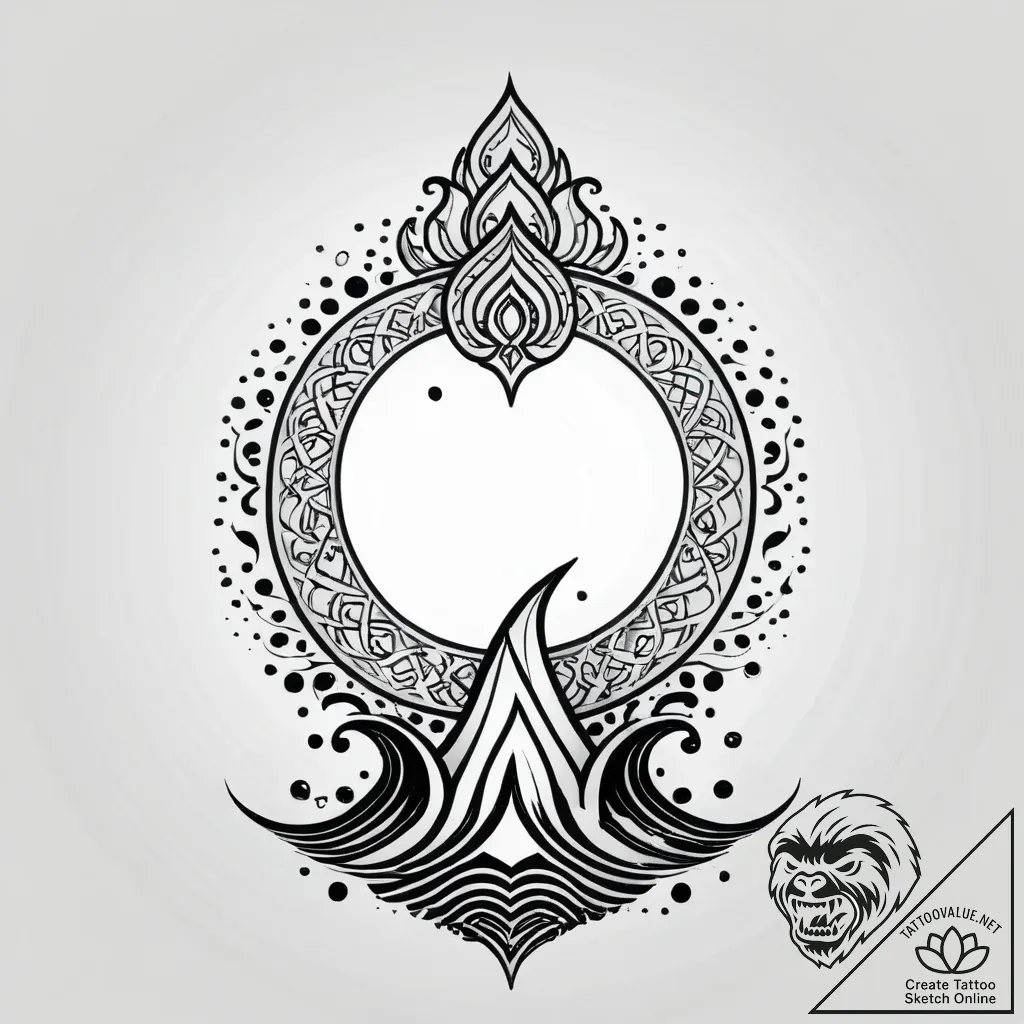 Tattoo sketch, alberto jumping with splashes... - style Jagger Old - tattoo sketch (11.11.2025 20:12)