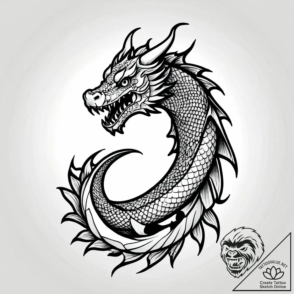 Jagged scar on skin, with the flesh underneat... - style Jagger Old - tattoo sketch (11.11.2025 21:48)