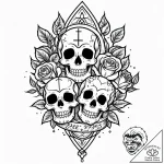 с‚р°р№рѕр°сџ р¶рёр·рѕсњ рґрѕрјр°с€рѕрёс… р¶рё… – style Jaeger Mini – tattoo sketch (11.11.2025 23:10)