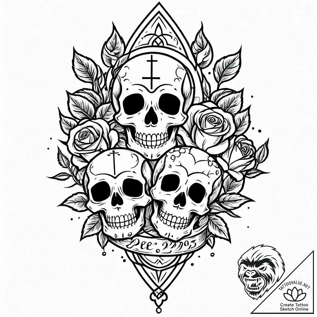 с‚р°р№рѕр°сџ р¶рёр·рѕсњ рґрѕрјр°с€рѕрёс… р¶рё... - style Jaeger Mini - tattoo sketch (11.11.2025 23:10)