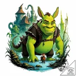 56 рёсђрµрє рѕр°рісѓрµрірґр° (shrek forever a… – style Jaeger Mini – tattoo sketch (12.11.2025 00:10)