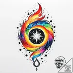 Key forged from celestial fire, concept art f… – style Jaeger Mini – tattoo sketch (12.11.2025 00:43)