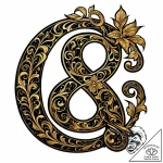 An ampersand symbol – style Jaeger Mini – tattoo sketch (12.11.2025 02:30)
