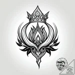 Nightfall relic crowned in roots, concept art… – style Jagger Old – tattoo sketch (12.11.2025 02:51)