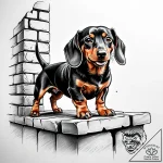 Eskizto, tattoo sketch, dash breaking through… – style Jaeger Simple – tattoo sketch (12.11.2025 05:34)