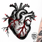 Fiber optic cables growing like roots from a… – style Flux Inscriptions – tattoo sketch (12.11.2025 05:55)