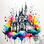 Tattoo sketch, sophie with castle silhouette… – style Jaeger Simple – tattoo sketch (12.11.2025 06:45)