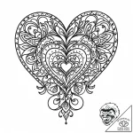 Heart, tattoo drawing outline, clean lines, c… – style Jaeger Mini – tattoo sketch (12.11.2025 07:01)