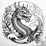 Graven mask beneath bone tree, tattoo flash s… – style Jagger Old – tattoo sketch (12.11.2025 07:04)