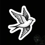 Freedom (symbol), ink illustration for tattoo… – style Flux Inscriptions – tattoo sketch (12.11.2025 08:31)