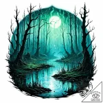 Will-o’-the-wisp – style Jaeger Mini – tattoo sketch (12.11.2025 09:13)