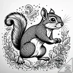 Eskizto, tattoo sketch, scrat in mid-air jump… – style Jaeger Simple – tattoo sketch (12.11.2025 09:45)
