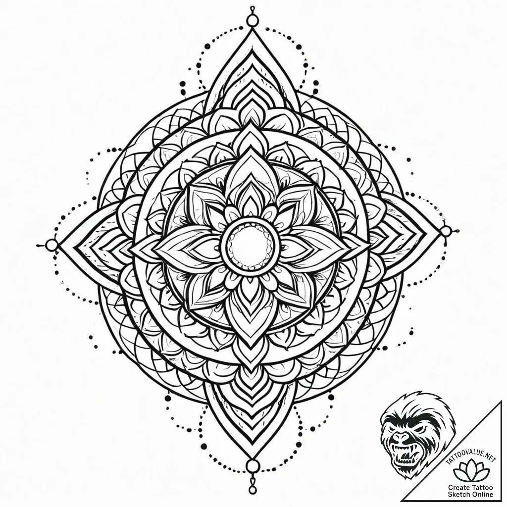 Opal chain binding relic, tattoo flash sheet... - style Jaeger Mini - tattoo sketch (12.11.2025 10:13)