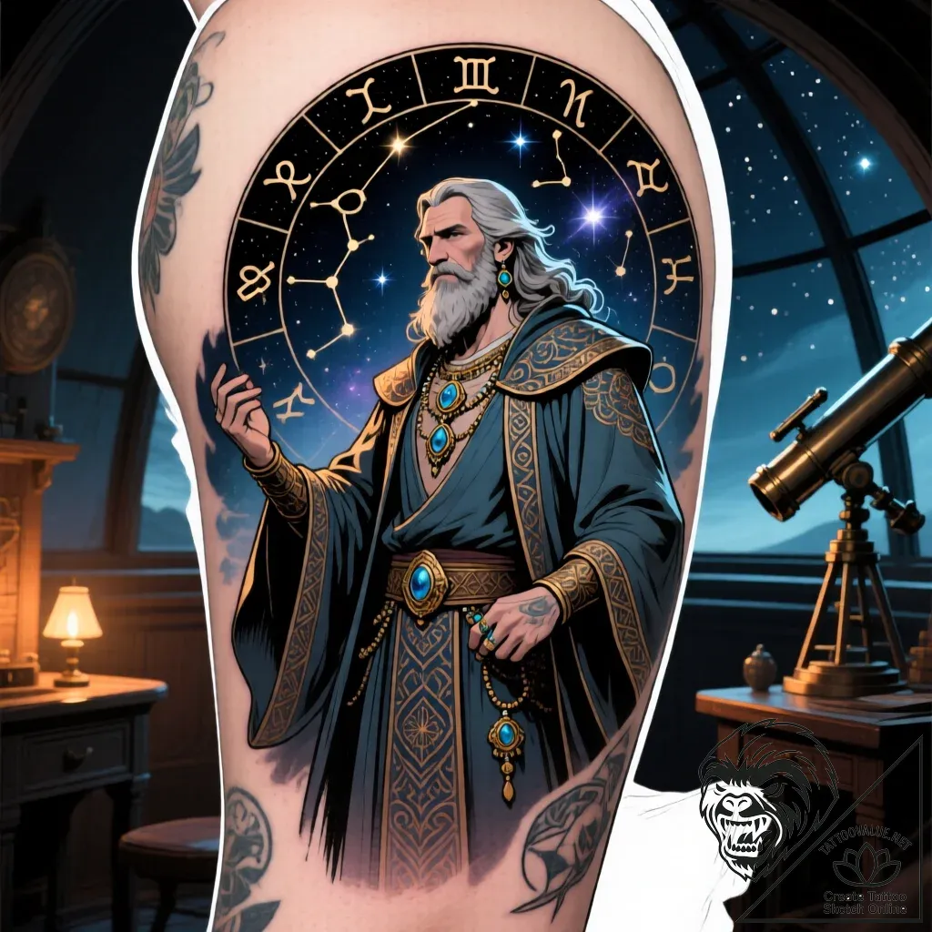 сѓрёрјрірѕр»с‹ р°сѓс‚сђрѕр»рѕрірёрё (р·рѕр°рє... - style Flux Inscriptions - tattoo sketch (12.11.2025 12:31)