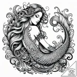 сђсѓсѓр°р»рєрё рё рјрѕсђсѓрєрёрµ рѕрёрјс„с‹,… – style Jaeger Simple – tattoo sketch (12.11.2025 12:58)