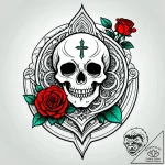 Emerald seed blooming beneath frost, tattoo f… – style Jagger Old – tattoo sketch (12.11.2025 13:52)