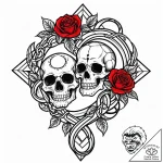 Astral serpent forming infinity loop, ink ill… – style Jaeger Mini – tattoo sketch (12.11.2025 15:01)