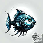 Deep-sea anglerfish – style Jagger Old – tattoo sketch (12.11.2025 15:16)