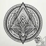 Unmarked tomb beneath spectral roots, tattoo… – style Jagger Old – tattoo sketch (12.11.2025 15:27)