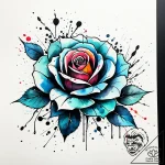 Black rose, tattoo sketch design, professiona… – style Jaeger Simple – tattoo sketch (12.11.2025 15:46)