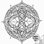 Dna helix, subtle and representing lineage, t… – style Jaeger Mini – tattoo sketch (12.11.2025 16:37)