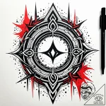 The great rune from elden ring, tattoo sketch… – style Jaeger Simple – tattoo sketch (12.11.2025 16:45)