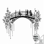 Tattoo sketch, miguelвђ™s silhouette with mar… – style Jaeger Mini – tattoo sketch (12.11.2025 20:25)