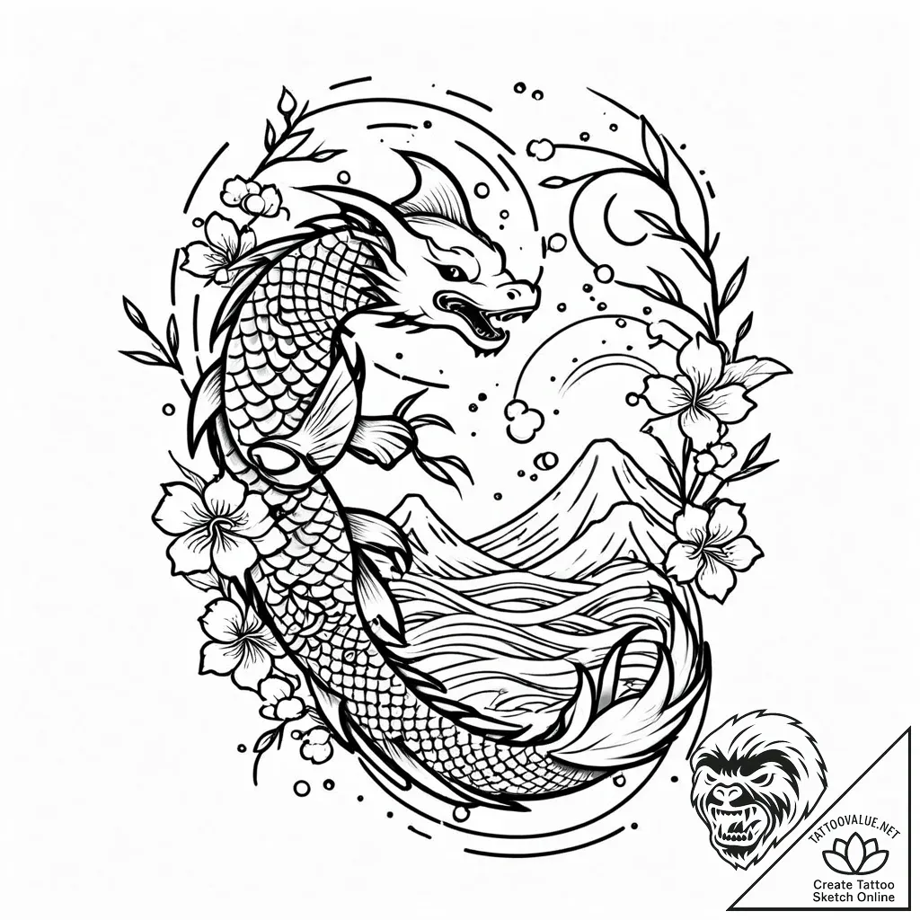 Cassette tape, its magnetic tape unspooling t... - style Jaeger Mini - tattoo sketch (12.11.2025 23:01)