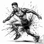 Tat tattoo sketch, sprinter crossing finish l… – style Jaeger Simple – tattoo sketch (13.11.2025 00:09)