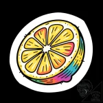 Lemon slice, simple and graphic, tattoo drawi… – style Flux Inscriptions – tattoo sketch (13.11.2025 01:04)
