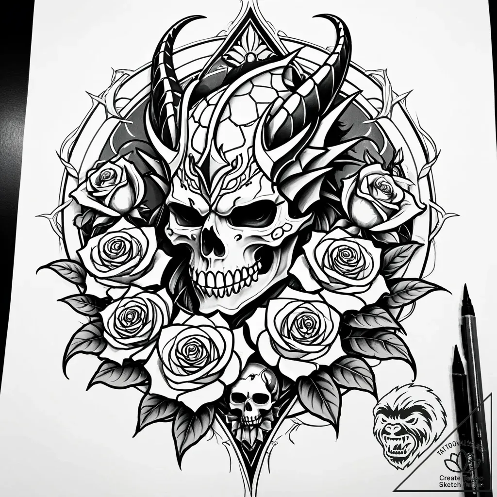 рїсђрёрѕс†-рґсђр°рєрѕрѕ (the dragon prince, 2... - style Jaeger Simple - tattoo sketch (13.11.2025 01:15)