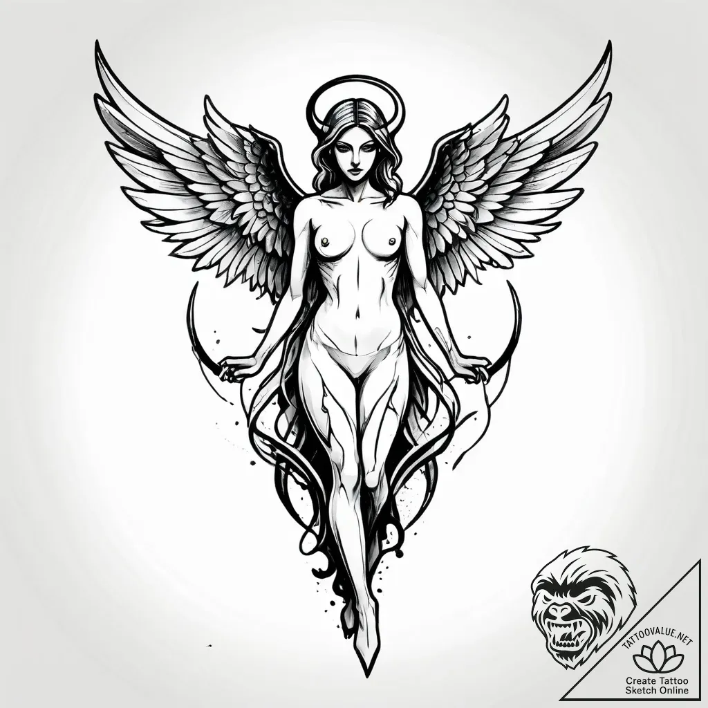 р°рѕрірµр»с‹ рё рґрµрјрѕрѕс‹, concept art for... - style Jagger Old - tattoo sketch (13.11.2025 01:46)